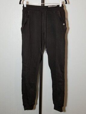 Monument Air Soft Fleece Jogger Sweatpant Black Mens Small Activewear Street NWT